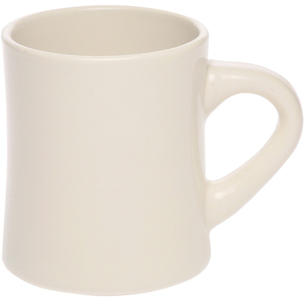 Eco-Friendly 12 Oz. Thick Grip Glossy Ceramic Diner Mugs