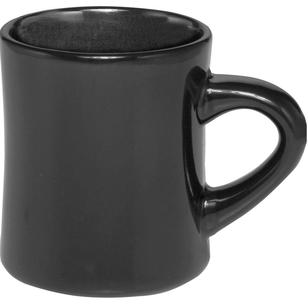 Eco-Friendly 12 Oz. Thick Grip Glossy Ceramic Diner Mugs