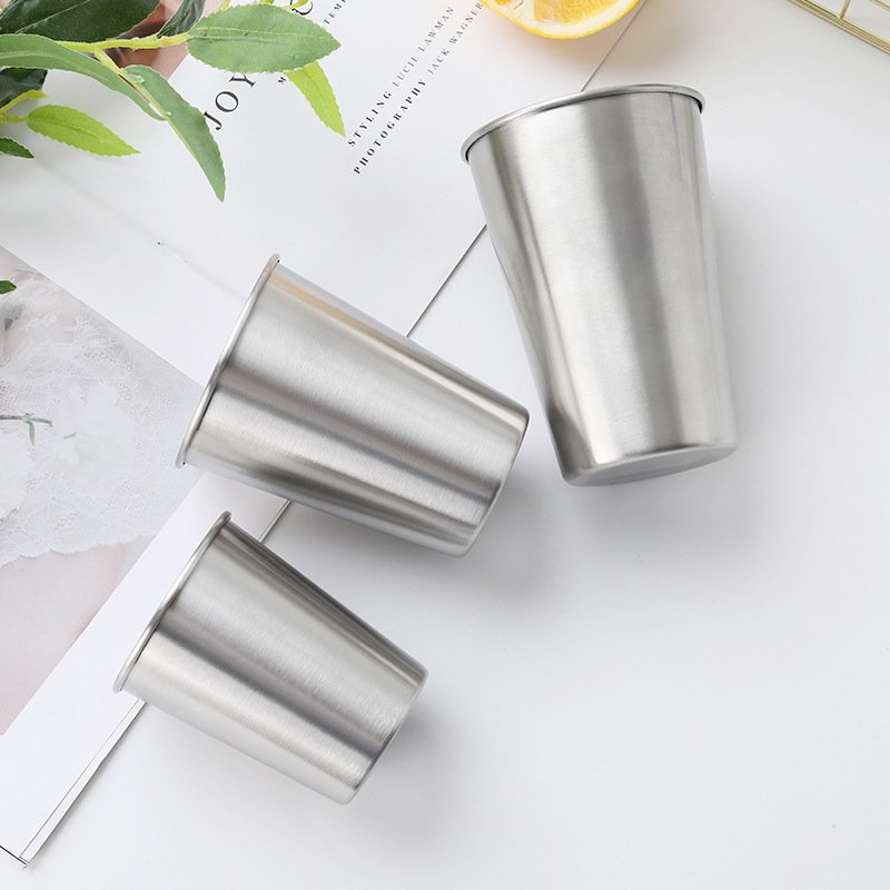 wholesale custom gold copper black printing metal camp travel coffee tea beer cup stainless steel mugs