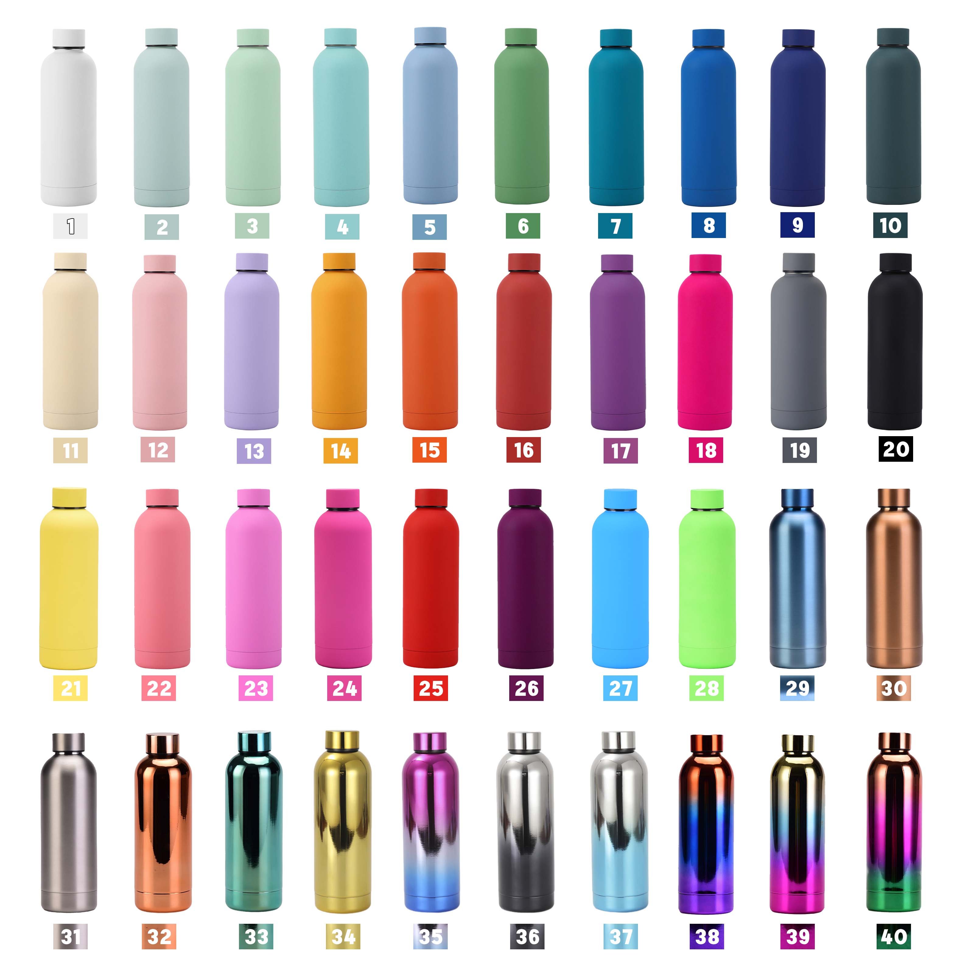 Wholesale Bpa Free Leakproof Narrow Mouth Thermal Custom Water Bottle 500Ml 750Ml Stainless Steel Insulated Water Bottles