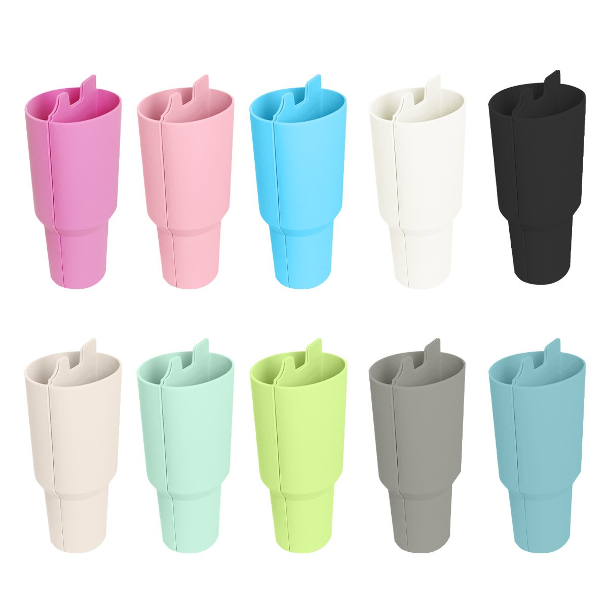 New Arrival Food Grade Silicone Liner Double Drinking Cup 30 oz 40 oz Tumbler Multifunctional Mug Water Bottle Accessories