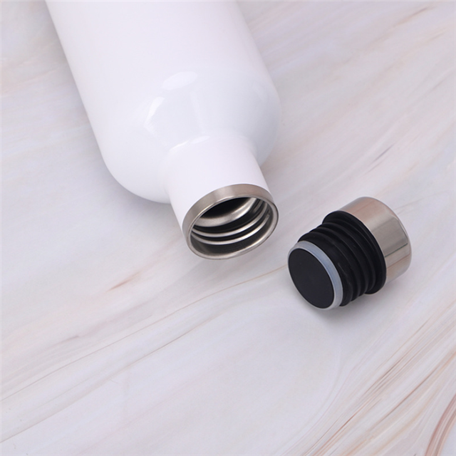 750ml Stainless Steel Vacuum Flask Thermos Water Bottle Beer Shape Wine Bottle