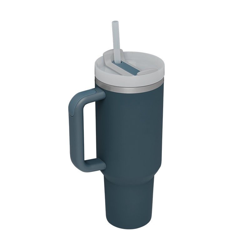 40oz Stainless Steel Tumbler Travel Tumbler Vacuum Tumbler Insulated Cup with Straw Lid Handle