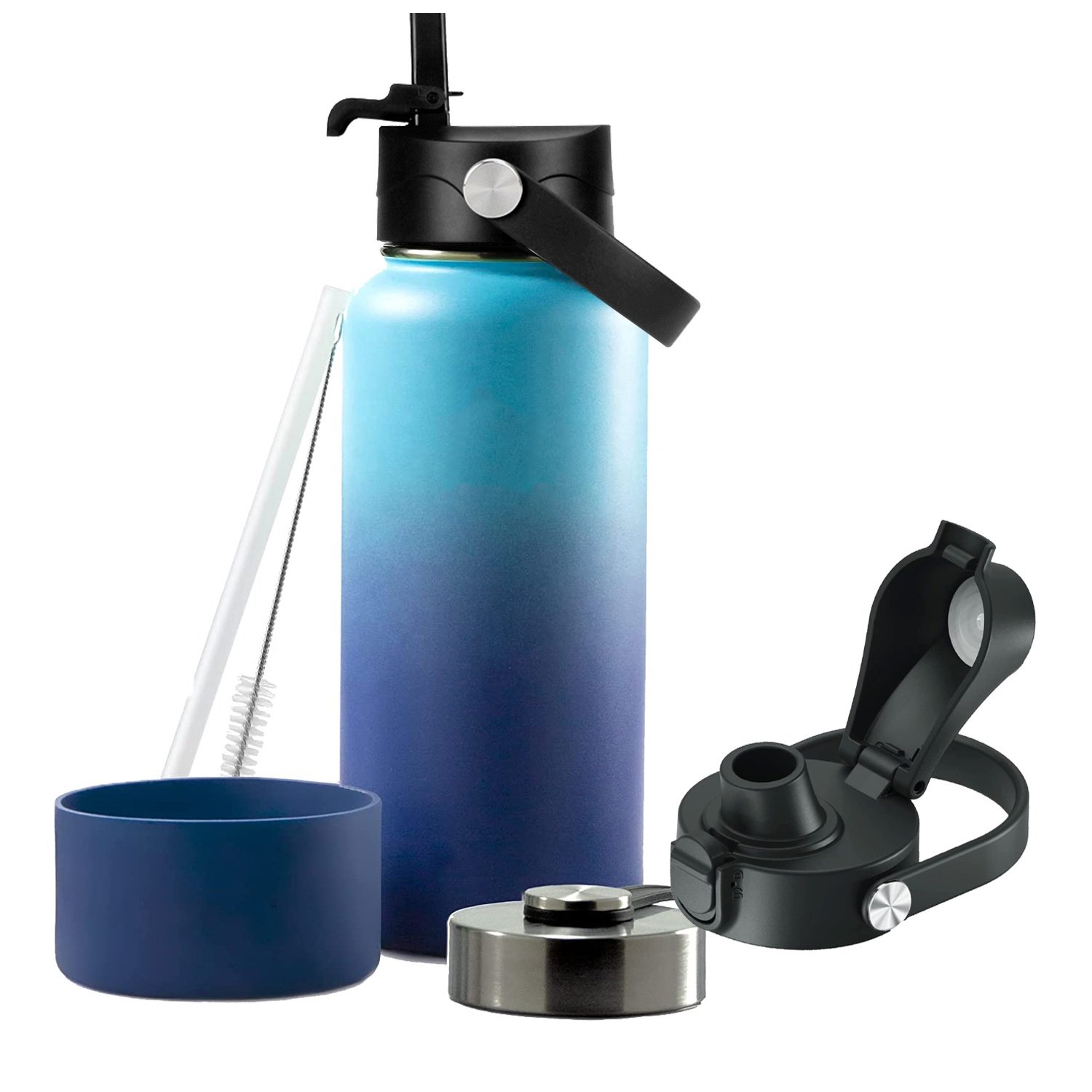 POYAKU Drinking bottles for sports Vacuum bottles stainless Insulating flasks double wall Vacuum flasks water bottles sold empty