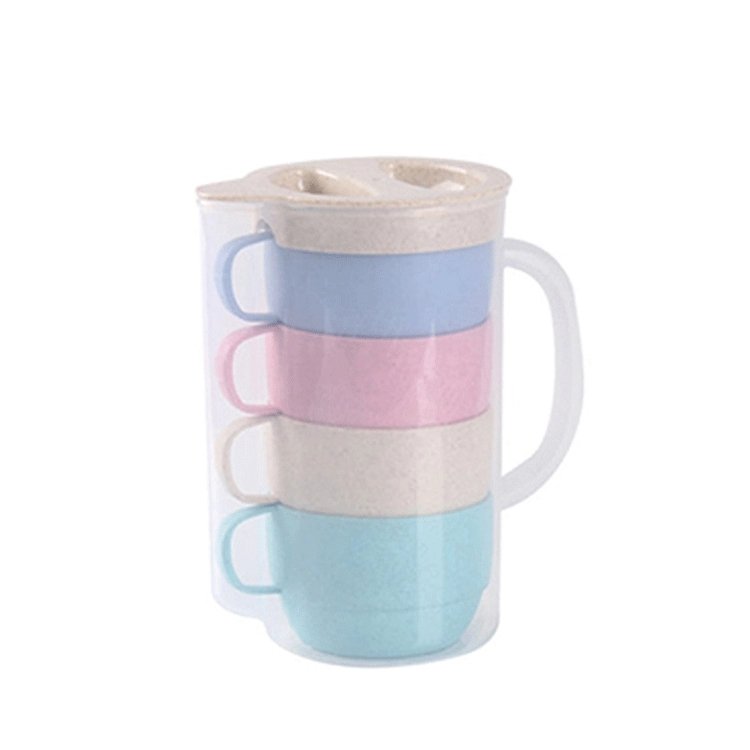Promotional Wheat Straw Eco-frinedly Bpa Free Coffee Cup Custom Mugs