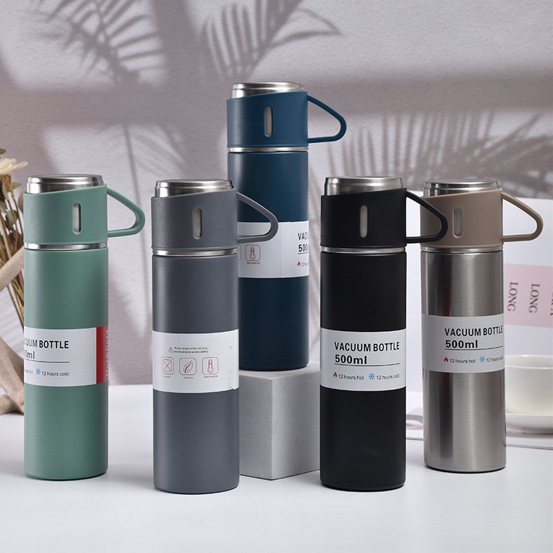 Wholesale price thermos water bottle vacuum flask thermos mug gift set