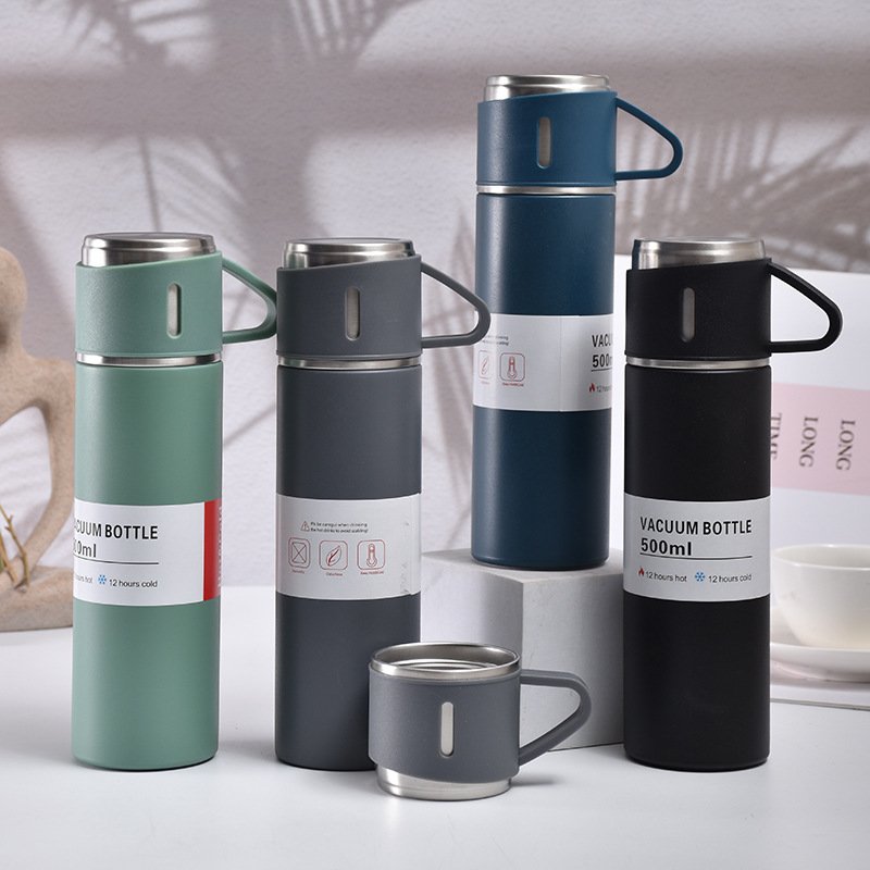 Wholesale price thermos water bottle vacuum flask thermos mug gift set