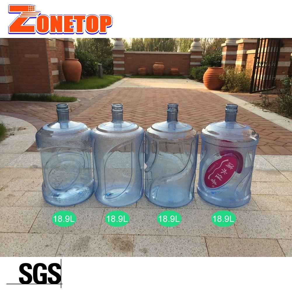 High Quality 5gallon 18 L 18.9 Ltr 19 Litre 19ltr 20liter 20 Liter 5 Gallon PET PC Plastic Drinking Water Bottle With Handle