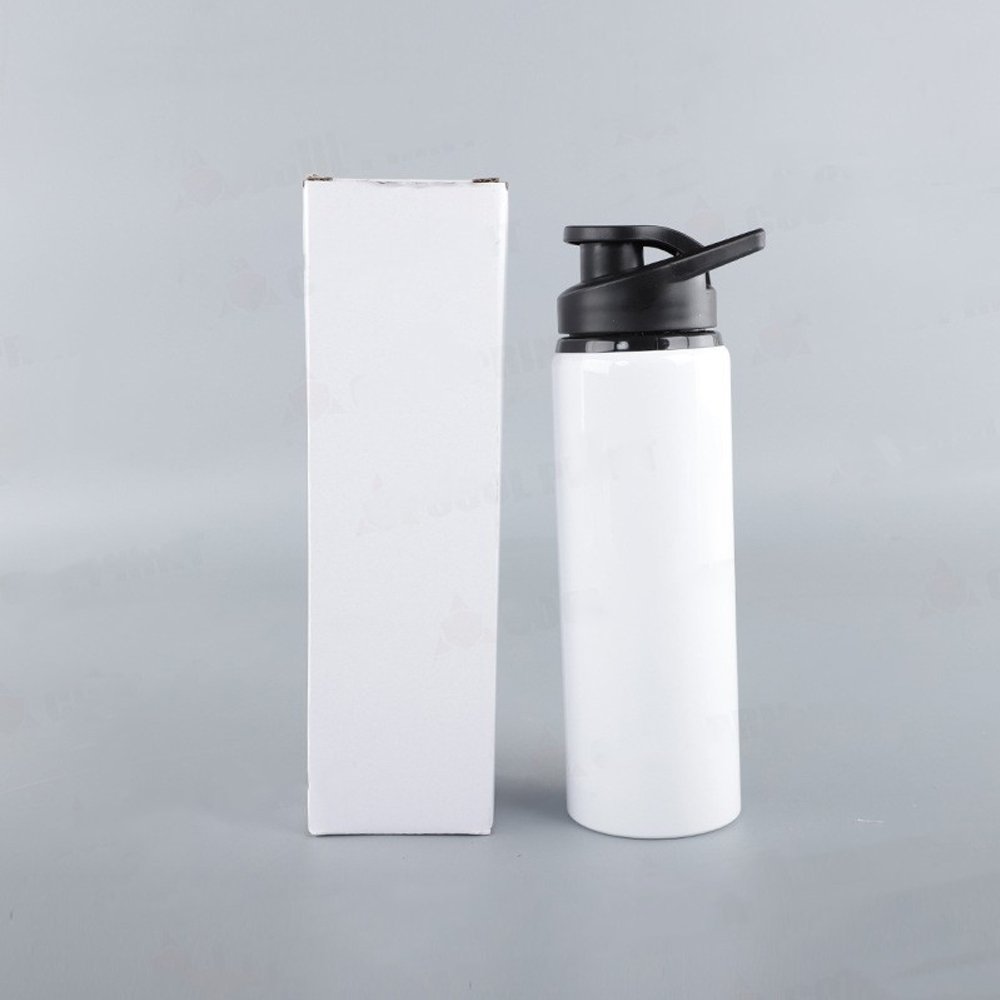 FastSub Big Aluminum Mouth Water Bottle Sublimation Water Bottle Blanks with Big Mouth Lid