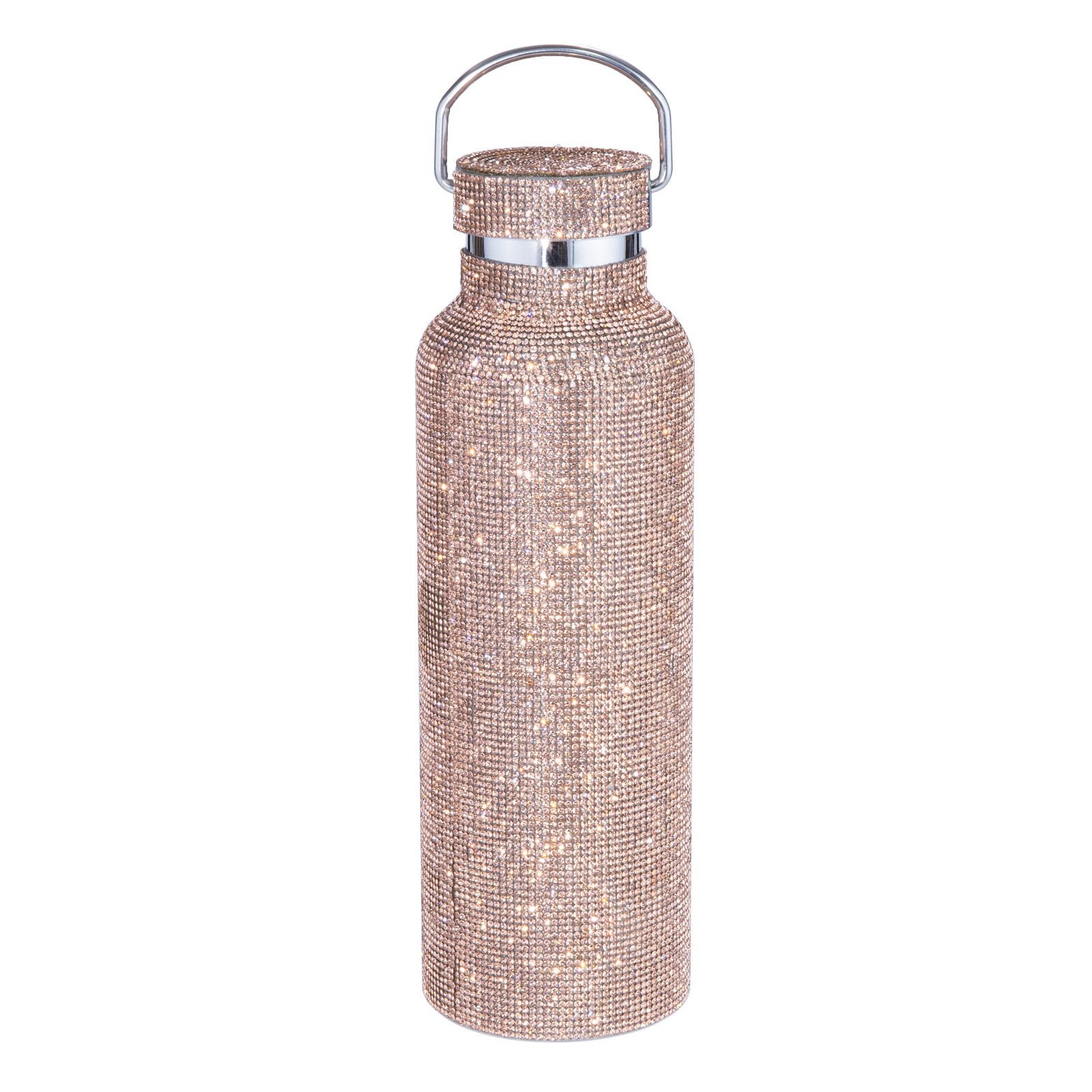 Designer Vacuum Flask Water Bottle Diamond Cup Gold Diamond Rhinestone Crystal 2023 Hot Sale Luxury Travel Shiny Smart Children