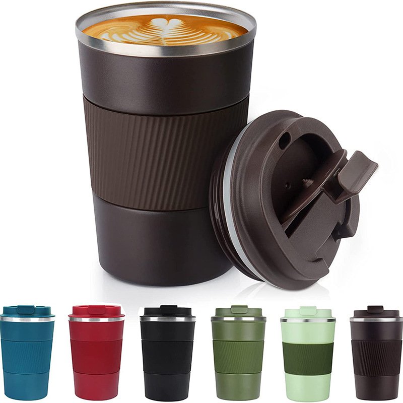 GC 12oz stainless steel insulated coffee mug bouteille d'eau water bottle stainless steel botella thermos mug