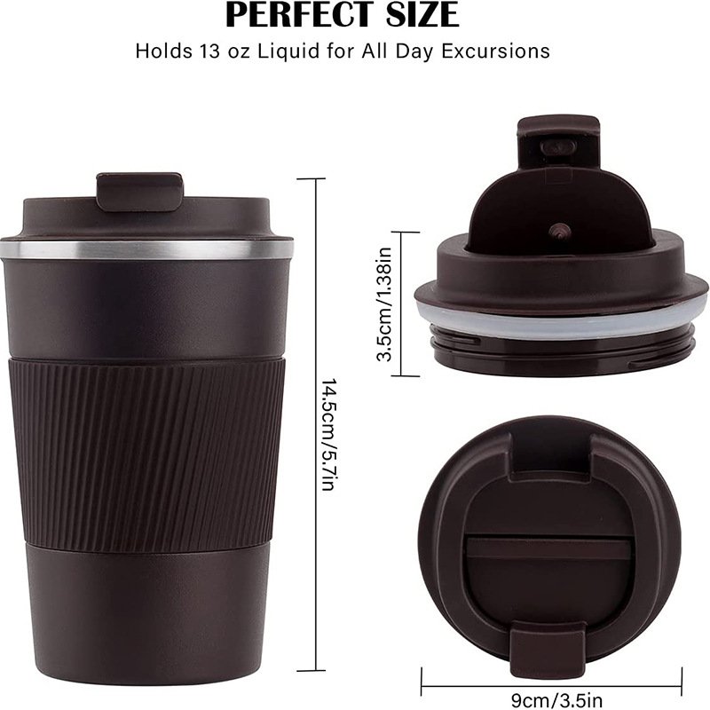 GC 12oz stainless steel insulated coffee mug bouteille d'eau water bottle stainless steel botella thermos mug