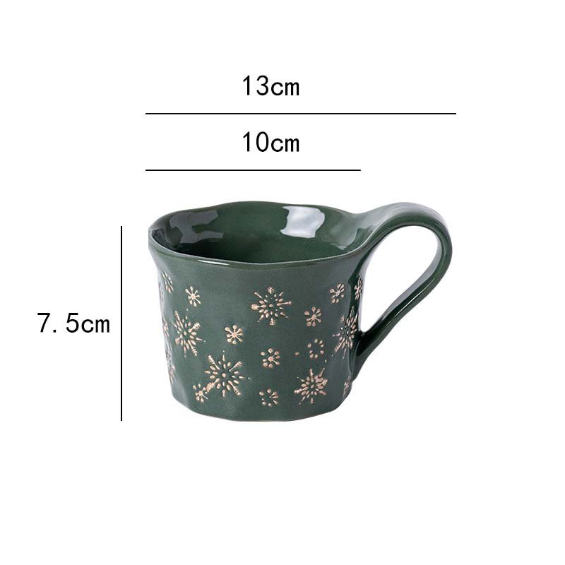 Coffee Mug Christmas Mug Ceramic High Beauty Water Cup Household