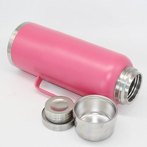 MAPS multicolor 2600ml insulated double wall stainless steel vacuum flask with handle and double lids