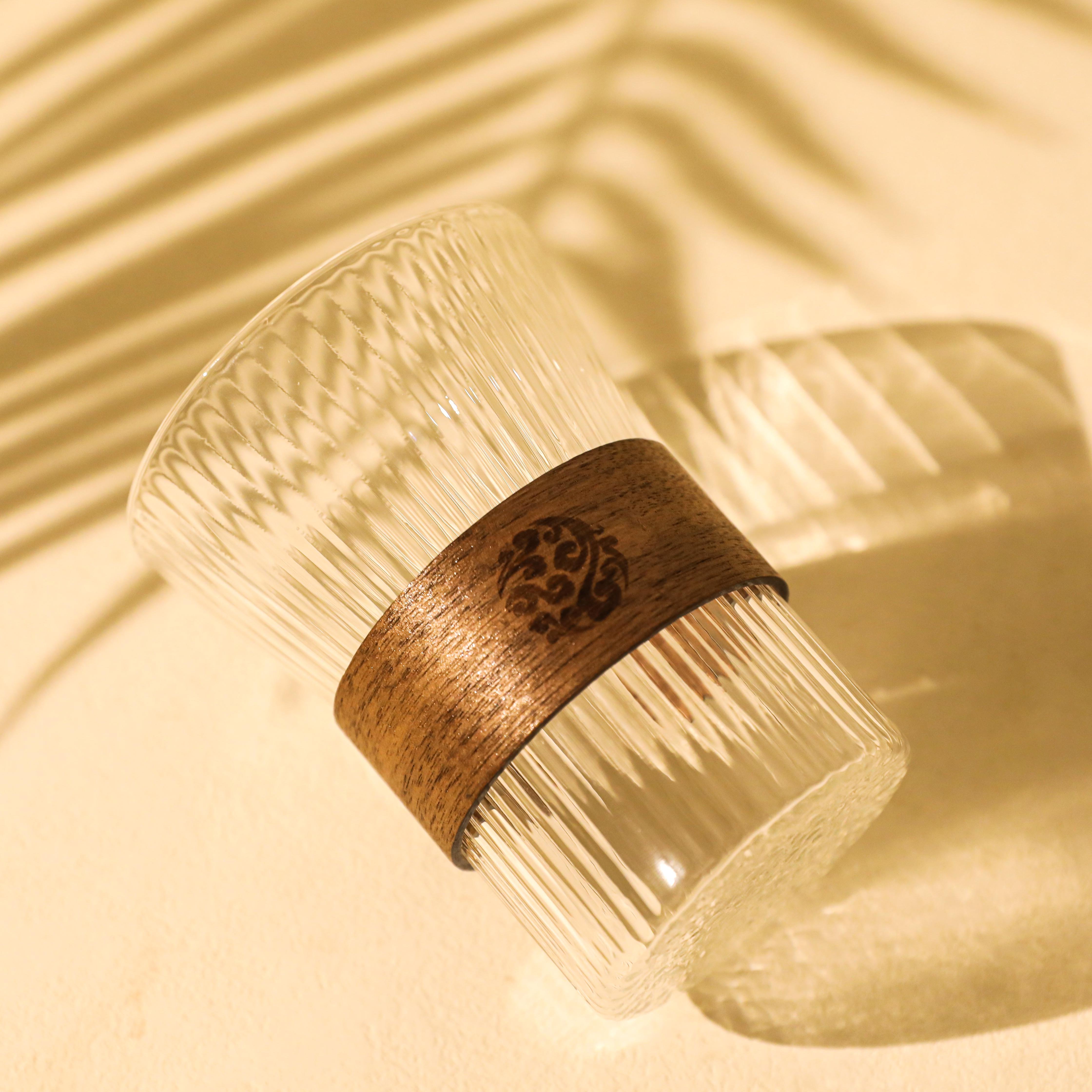 High Quality Vertical stripe Crystal Glass cup for Coffee or Cappuccino Drinking Coffee Glass mug