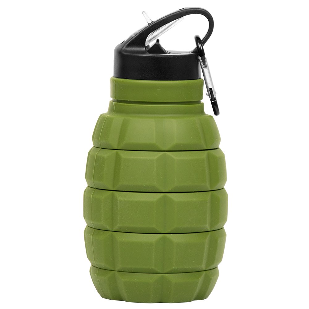 MKAS Folding Collapsible Silicone Water Bottle Bpa Free Foldable Custom Logo Wholesale Silicone Collapsible Water Bottle