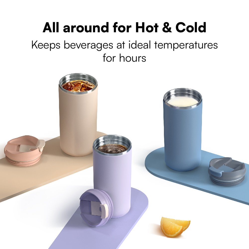 Insulated Coffee tumbler BPA Free 12oz/16oz Double Walled Coffee cup new shape stainless steel Hot Selling vacuum Insulated