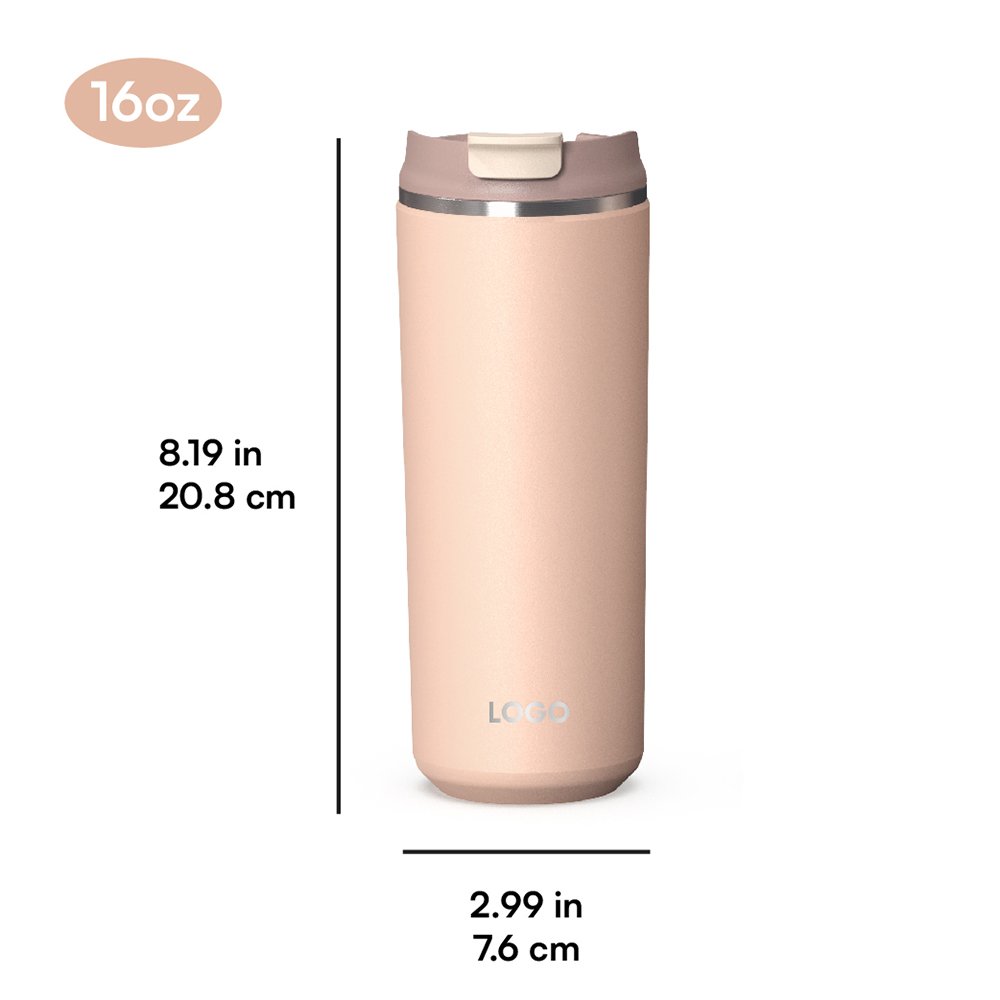 Insulated Coffee tumbler BPA Free 12oz/16oz Double Walled Coffee cup new shape stainless steel Hot Selling vacuum Insulated