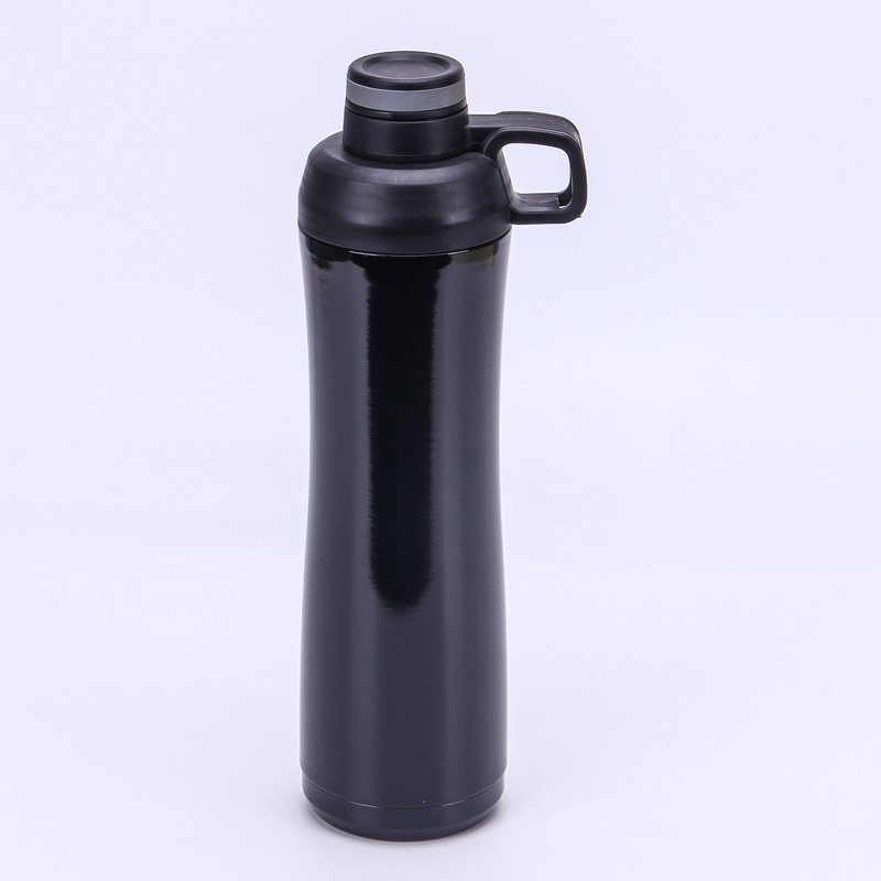 Large Capacity 750ml Double Wall Stainless Steel Vacuum Insulated Water Bottle Travel Bottle with Handle and Lid