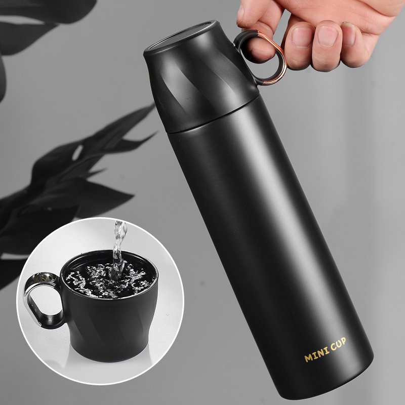 Promotion gift 500ml Custom Logo Stainless Steel Water Bottle Thermo Vacuum Flask Thermos sport water cup with Lid
