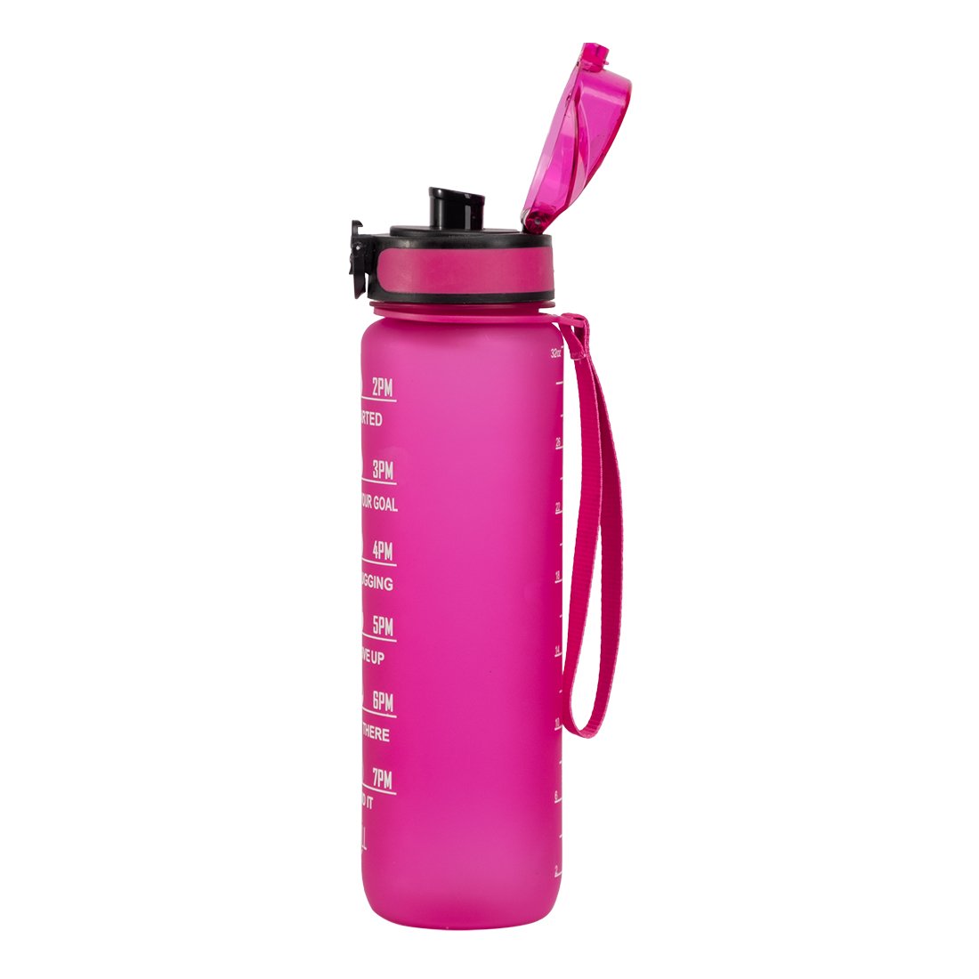 1000ml Portable Motivational Sports Water Bottle With Time Marker