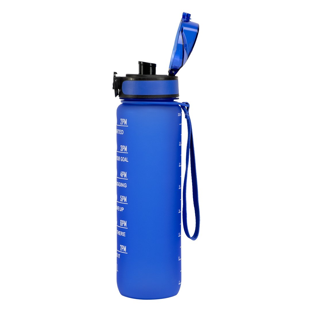 1000ml Portable Motivational Sports Water Bottle With Time Marker