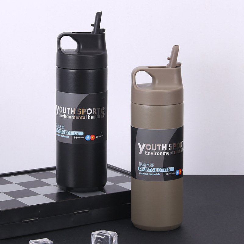 OEM 500ml Japanese Harajuku Style Double Wall Insulated Vacuum Travel Tumbler Thermos Vacuum Flask