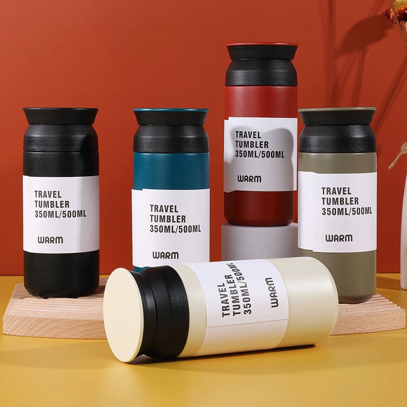 OEM 500ml Japanese Harajuku Style Double Wall Insulated Vacuum Travel Tumbler Thermos Vacuum Flask