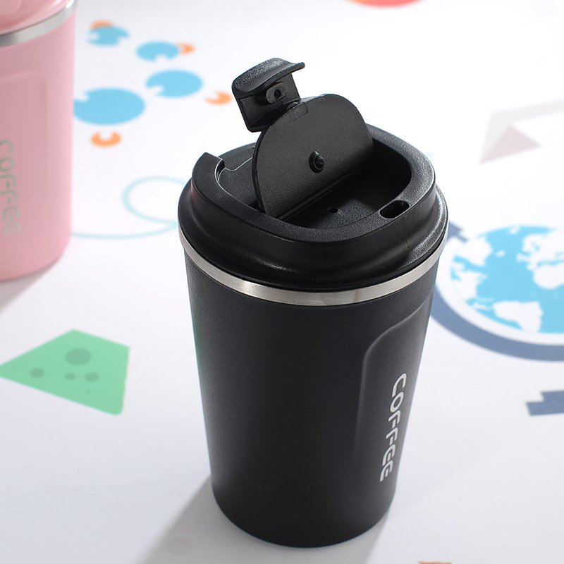 High Quality Fancy Coffee Mug Stainless Steel Inner Insulation Cup Fashion Light Luxury Accompanying Water Cup New Printed Logo