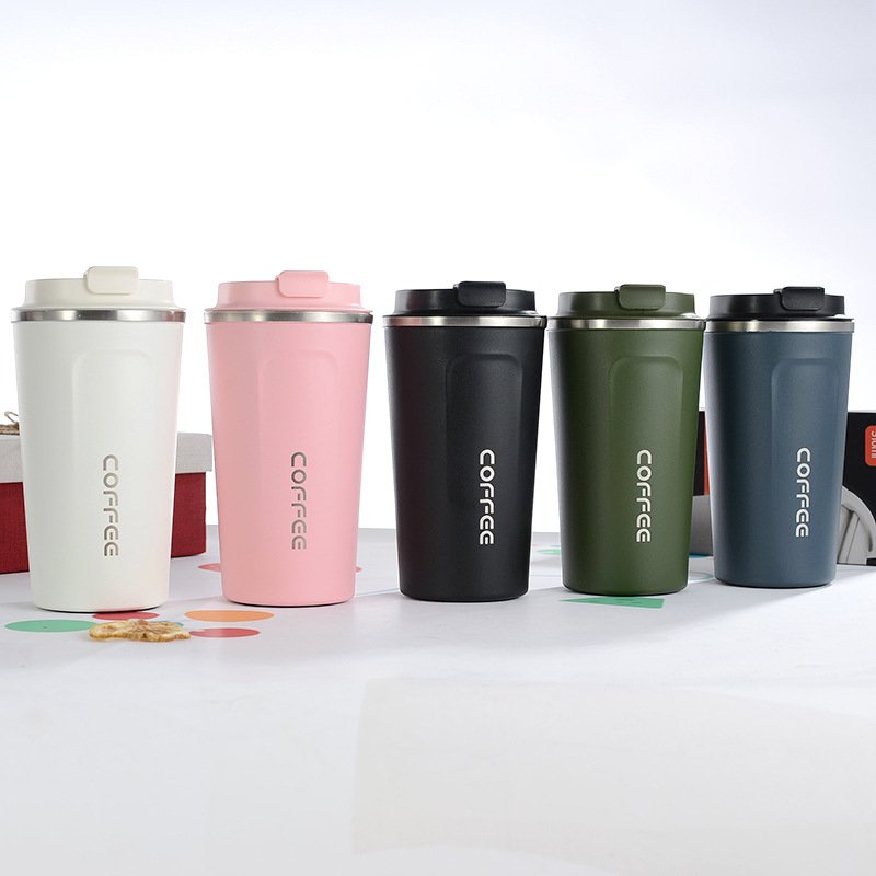 High Quality Fancy Coffee Mug Stainless Steel Inner Insulation Cup Fashion Light Luxury Accompanying Water Cup New Printed Logo