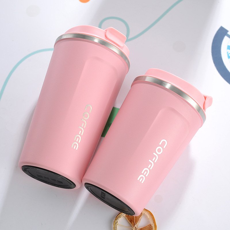 High Quality Fancy Coffee Mug Stainless Steel Inner Insulation Cup Fashion Light Luxury Accompanying Water Cup New Printed Logo