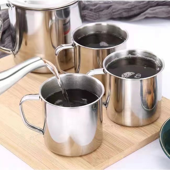 Cheap Stainless Steel Water Cup Insulated Travel Coffee Cup with Lid Household Thermos Mug Customized Metal Beer Cup