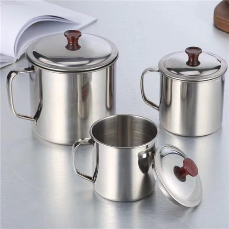 Cheap Stainless Steel Water Cup Insulated Travel Coffee Cup with Lid Household Thermos Mug Customized Metal Beer Cup
