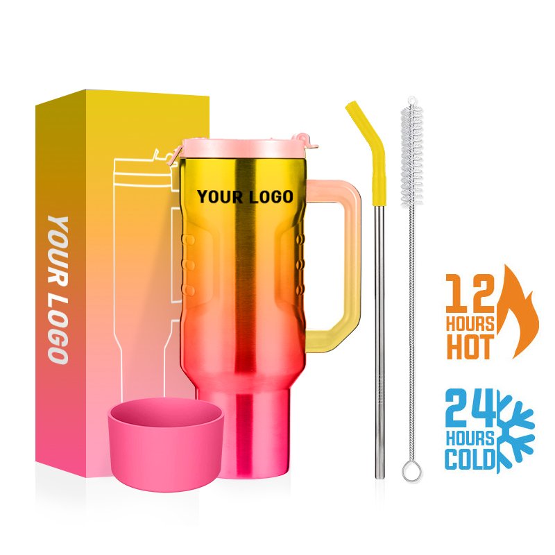 40oz New Design Tumbler With Leak-Proof Lid 304 Stainless Steel Water Bottle Insulated Vacuum Water Bottle Customized Color Logo