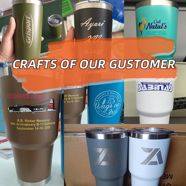 Wholesale 20oz 30oz Powder Coated Metal Stainless Steel Double Wall Insulated Vacuum Cup Coffee Tumblers Custom Travel Mugs
