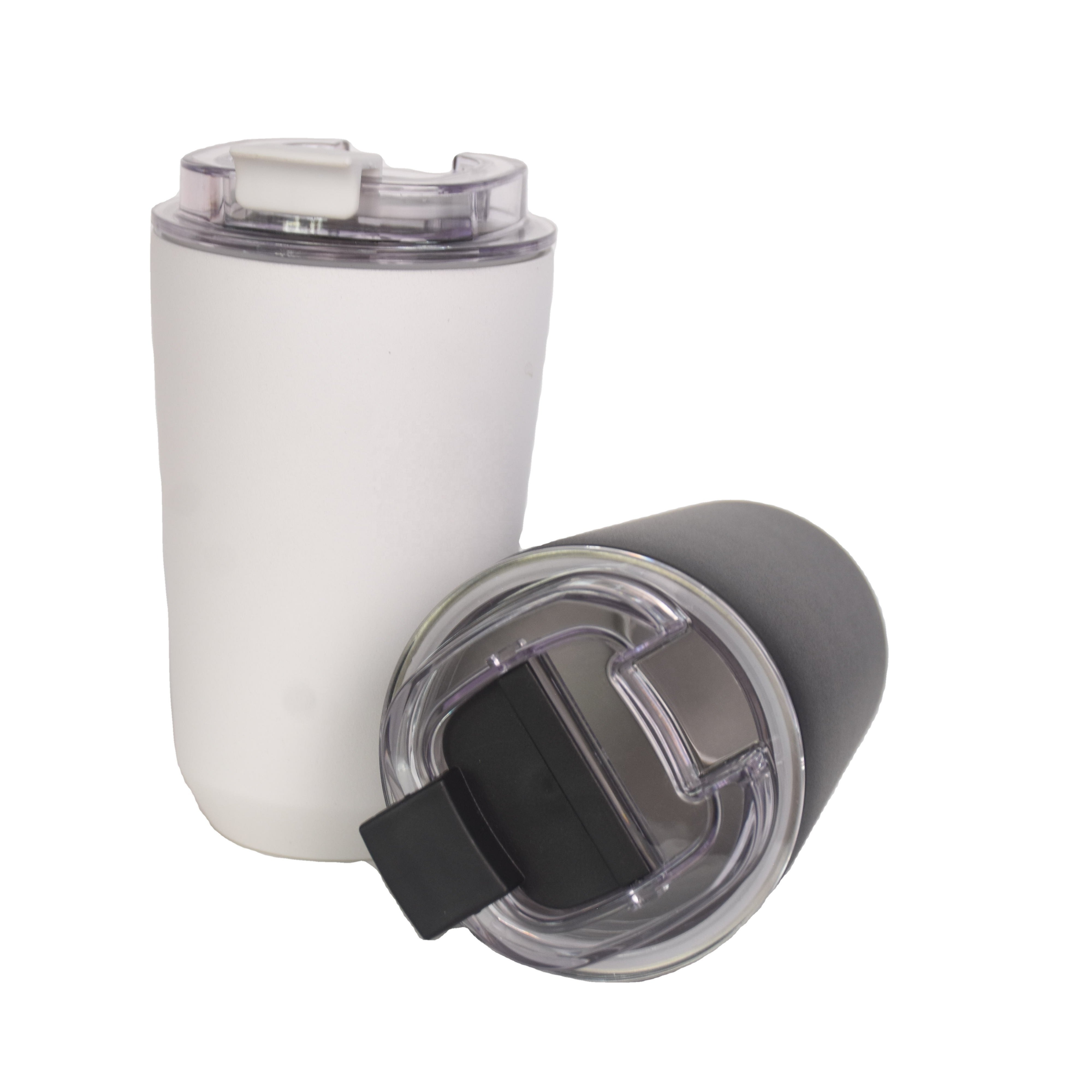New 8oz 12oz Travel Mugs Coffee Thermos Cup 304 Stainless Steel Portable Office Car Water Cup Simple Business Gift Water Cup