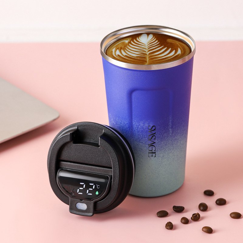 Portable Best Custom Reusable Stainless Steel Insulated Travel Mug Thermal Coffee Cup Thermal Water Bottle