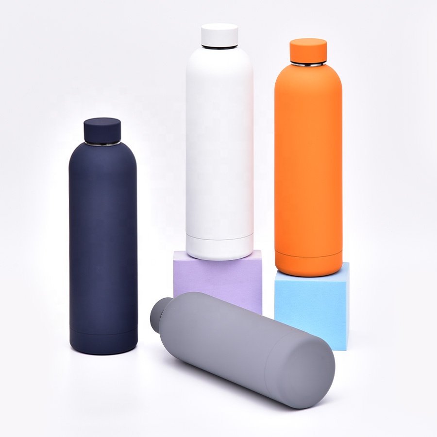Vacuum Flasks Thermal Food-Grade Stainless Steel Water Flask Double Wall Water Bottle With Lid