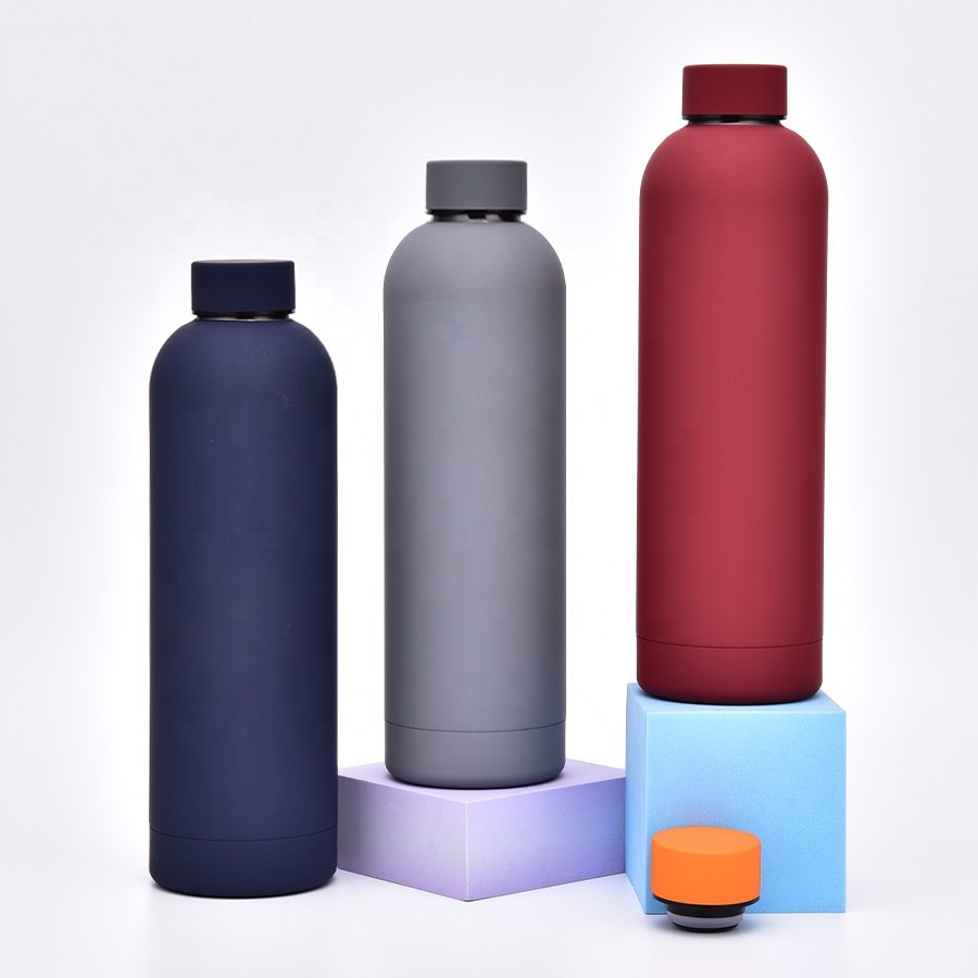 Vacuum Flasks Thermal Food-Grade Stainless Steel Water Flask Double Wall Water Bottle With Lid