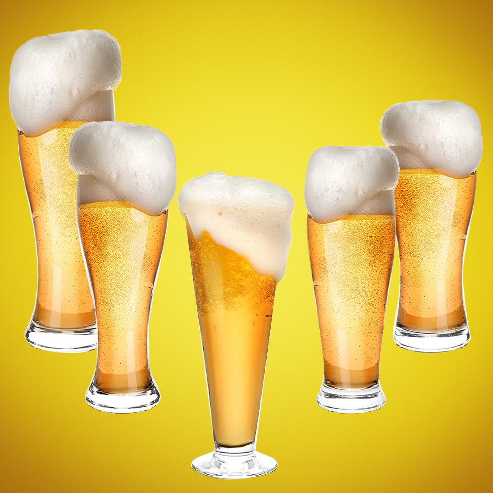 NOVARE Factory Wholesale 380 ml Custom Beer Mug Heavy Base Beer Glass Cup with Handle