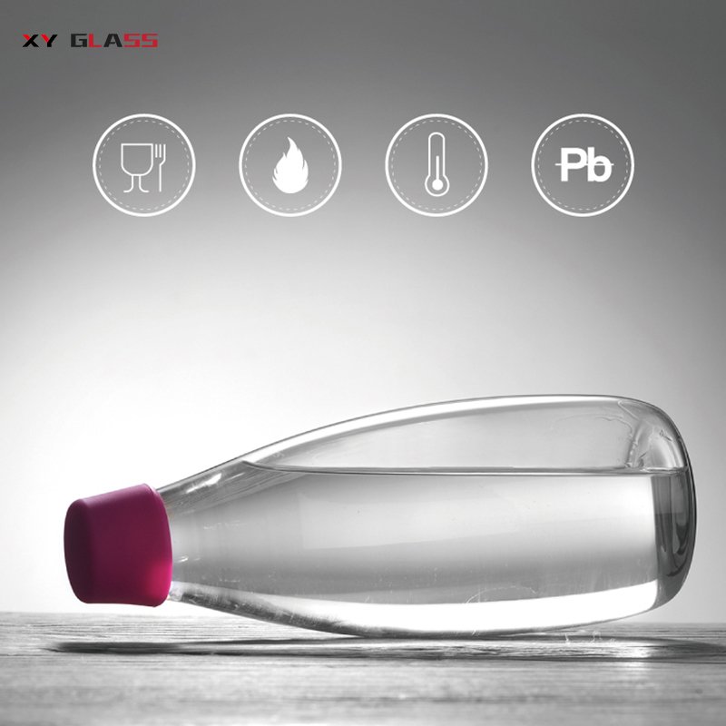 new arrive handcrafted ECO Friendly home use cooking thermo glass water bottle