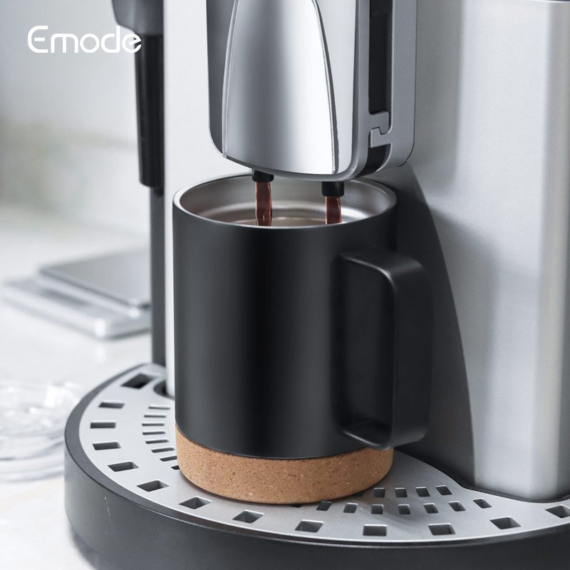 Sublimation 8oz 12 oz Coffee Mug with Handle and Lid,Double Wall Vacuum Insulated Camping Mug Stainless Steel Travel Tumbler Cup