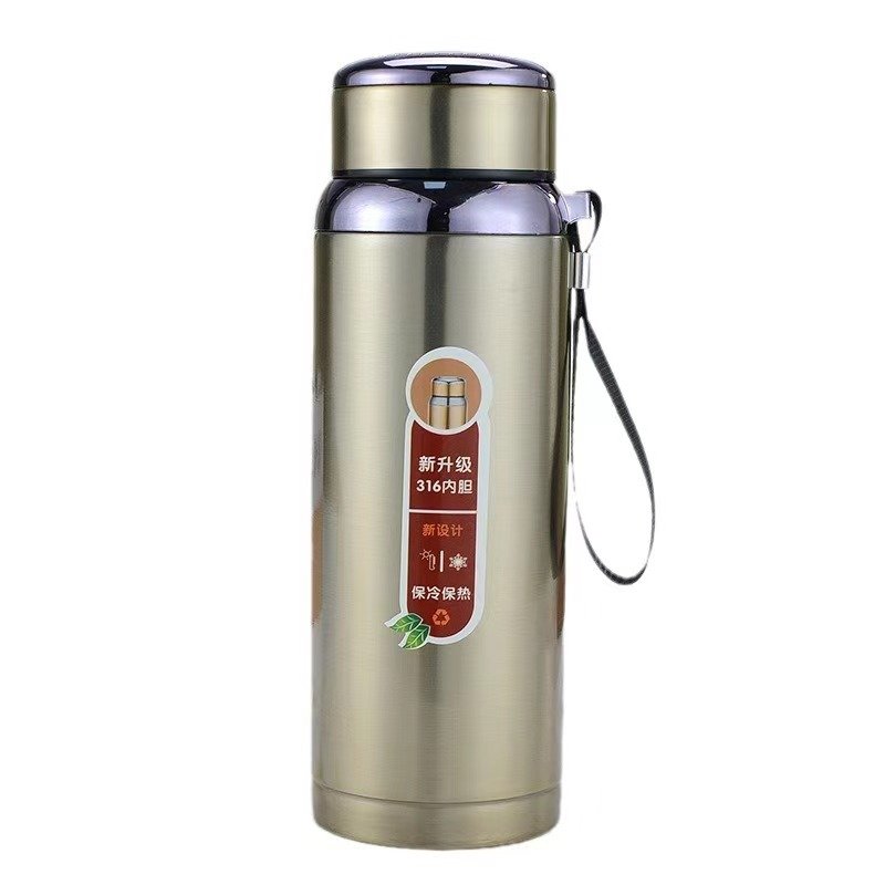 custom metal cup insulated sport GYM water bottle stainless steel vacuum travel mug
