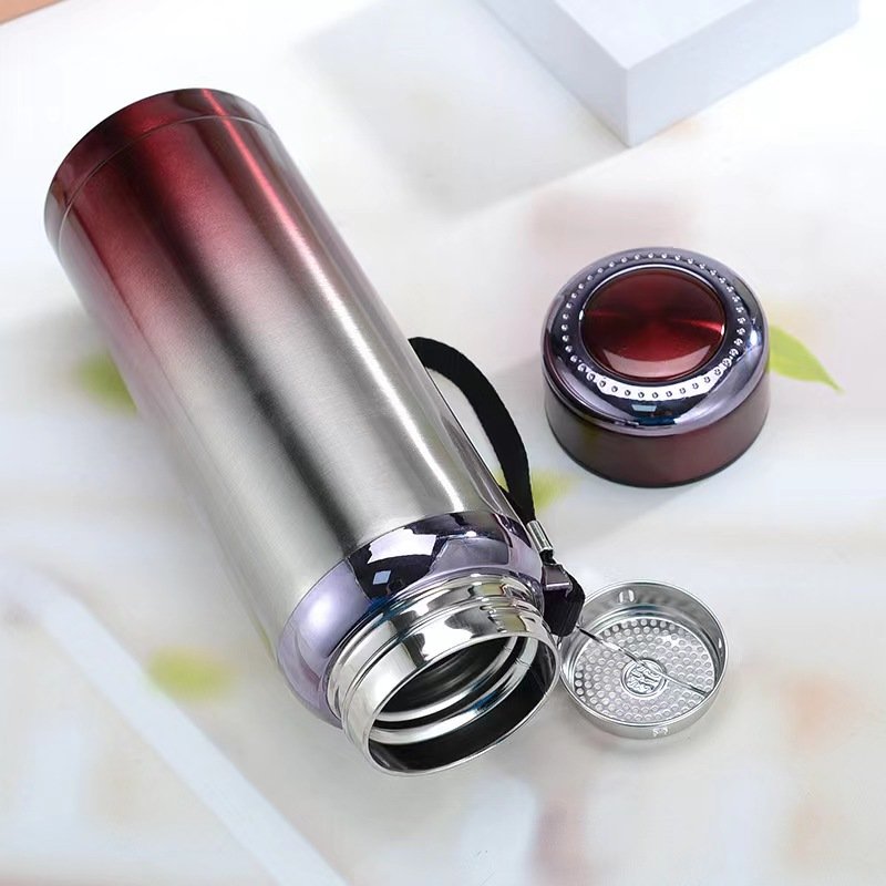 custom metal cup insulated sport GYM water bottle stainless steel vacuum travel mug