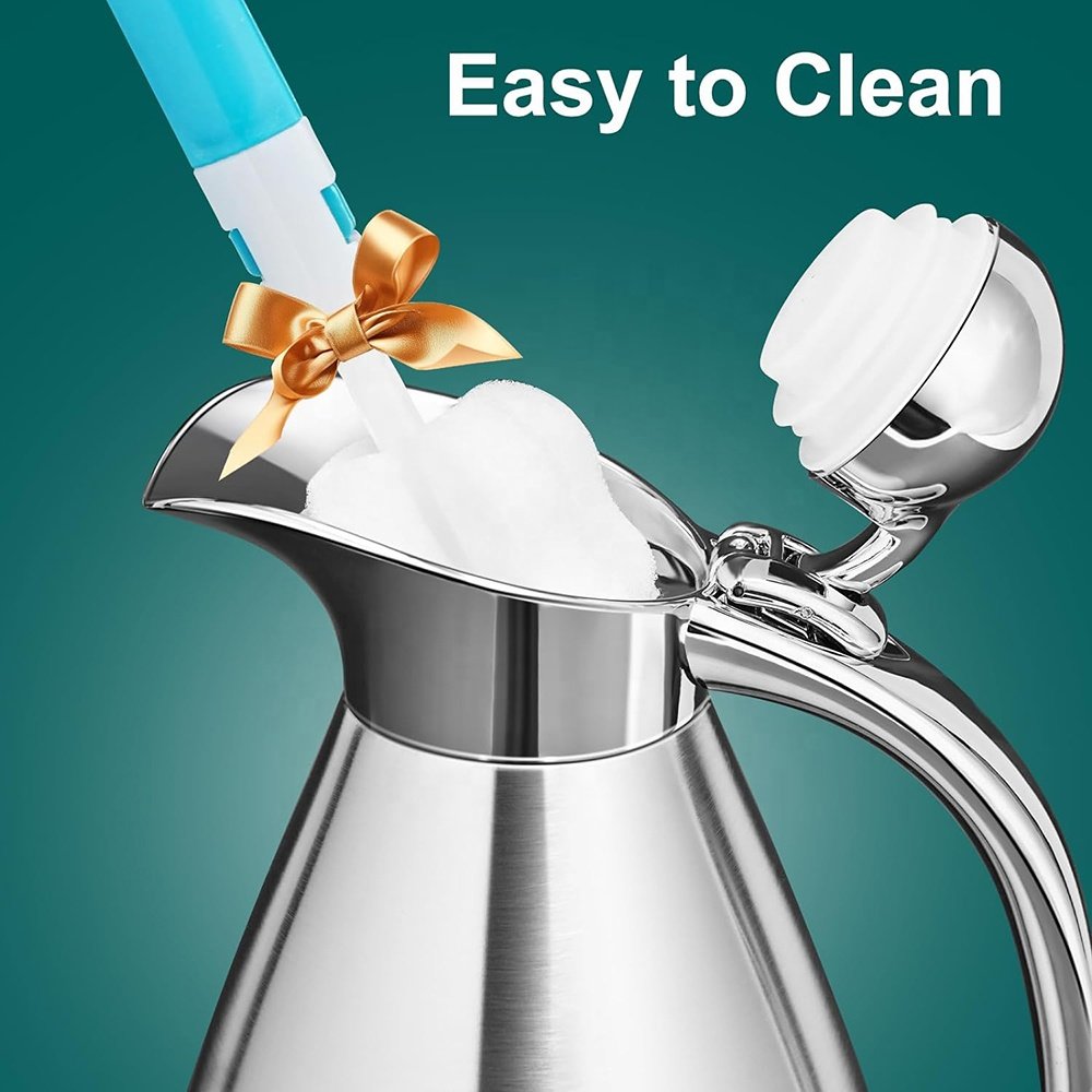 Coffee Thermos 1.5L Double Wall Stainless Steel Kettle Vacuum Flasks Water Flask Carafe