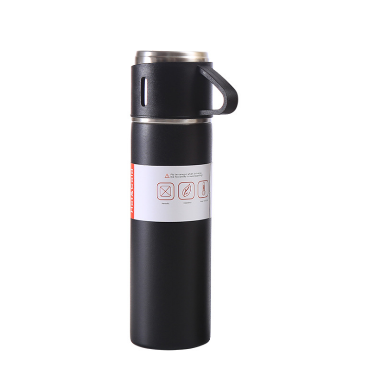 new Christmas business custom gift logo travel coffee outdoor tea 304 stainless steel vacuum flask set gift box