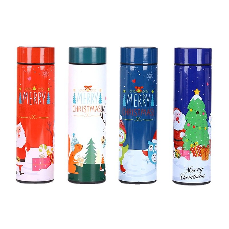 Portable Intelligent Tea Infuser 500ml 17oz Stainless Steel Smart Thermos Led Water Bottles Coffee Mugs Tumbler Cups Filter