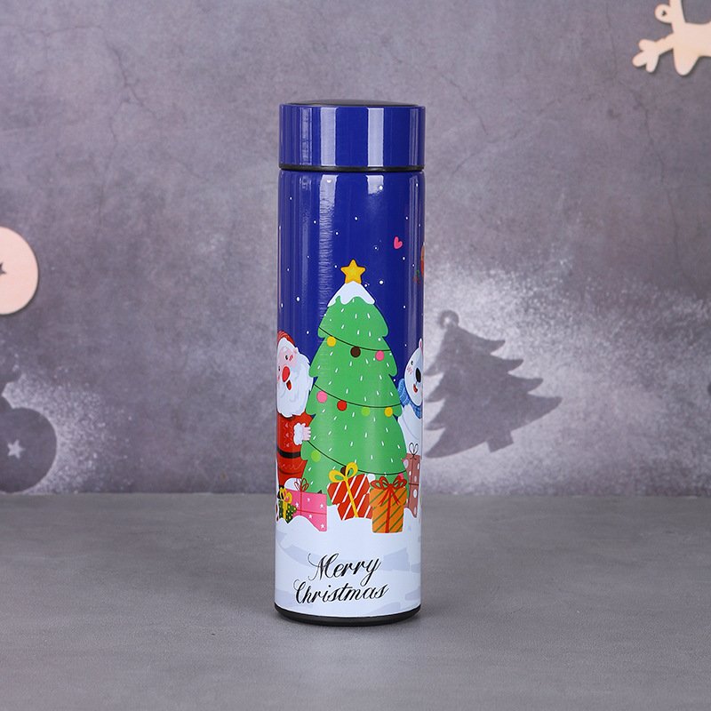 Portable Intelligent Tea Infuser 500ml 17oz Stainless Steel Smart Thermos Led Water Bottles Coffee Mugs Tumbler Cups Filter