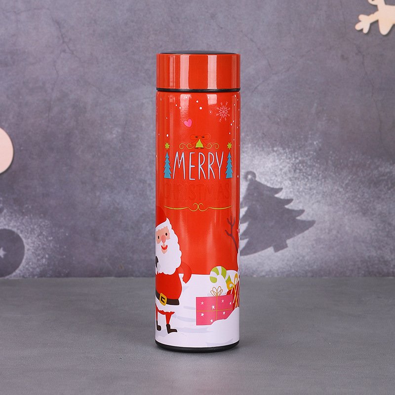 Portable Intelligent Tea Infuser 500ml 17oz Stainless Steel Smart Thermos Led Water Bottles Coffee Mugs Tumbler Cups Filter