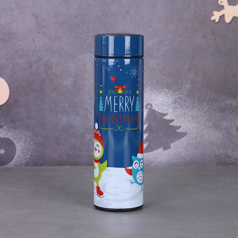 Portable Intelligent Tea Infuser 500ml 17oz Stainless Steel Smart Thermos Led Water Bottles Coffee Mugs Tumbler Cups Filter